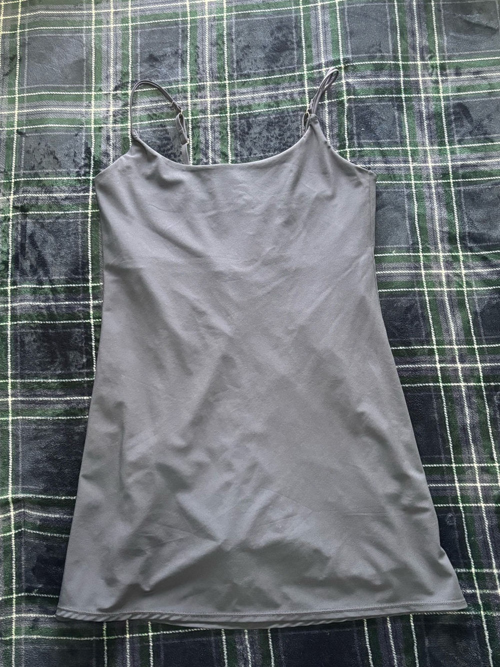 Abercrombie & Fitch Navy blue athletic  dress w/ shorts underneath. Size MT.